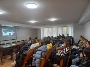 Зустріч студентів із засновницею  освітнього проєкту JIT.Academy Оксаною Казанівською