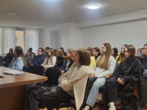 Зустріч студентів із засновницею  освітнього проєкту JIT.Academy Оксаною Казанівською