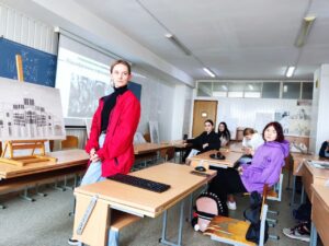 Захист курсових робіт студентами спеціальності  “Архітектура та містобудування”