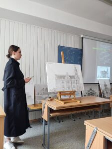Захист курсових робіт студентами спеціальності  “Архітектура та містобудування”