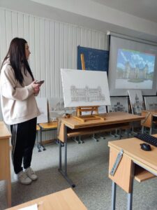Захист курсових робіт студентами спеціальності  “Архітектура та містобудування”