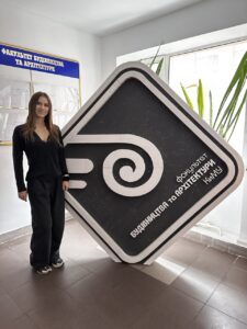 Участь студентки Факультету будівництва та архітектури у програмі залучення молоді до відновлення України «ВідНОВА:UA»