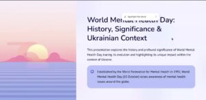 Всесвітній день психічного здоров’я в КиМУ
