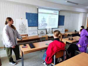 Захист курсових робіт студентами спеціальності  “Архітектура та містобудування”