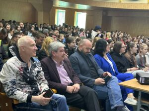 Зоряна стежина: зустріч студентів із телеведучим Андрієм Бєдняковим