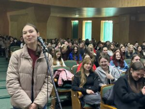 Зоряна стежина: зустріч студентів із телеведучим Андрієм Бєдняковим