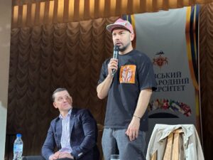Зоряна стежина: зустріч студентів із телеведучим Андрієм Бєдняковим