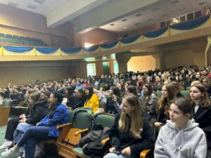 Зоряна стежина: зустріч студентів із телеведучим Андрієм Бєдняковим