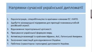 Засідання гуртка «Україна у світовій системі міжнародних відносин станом на 2025 рік»