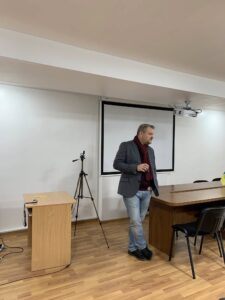 Зустріч студентів із відомим журналістом Романом Колядою
