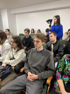 Зустріч студентів із відомим журналістом Романом Колядою