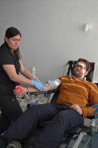 Благодійна акція з донації крові «Сила крові» в Університетській клініці КиМУ
