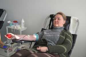 Благодійна акція з донації крові «Сила крові» в Університетській клініці КиМУ