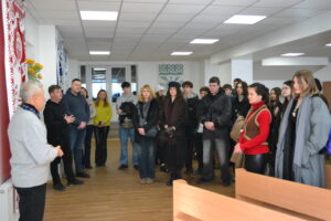 Відкриття виставки портретів студентів, написаних Сергієм Позняком