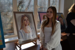 Відкриття виставки портретів студентів, написаних Сергієм Позняком