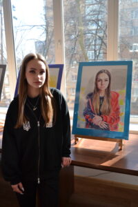 Відкриття виставки портретів студентів, написаних Сергієм Позняком