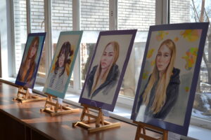 Відкриття виставки портретів студентів, написаних Сергієм Позняком