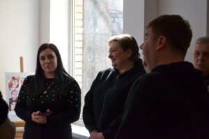 Відкриття виставки портретів студентів, написаних Сергієм Позняком