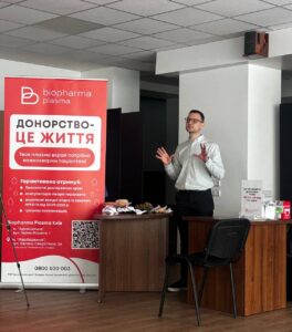 Донорство крові та тактична медицина: від команди компанії «Biopharm»
