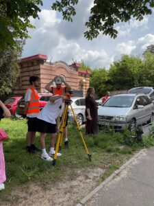 Геодезична практика на факультеті будівництва та архітектури і Фаховому коледжі КиМУ