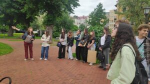 Пізнавальна екскурсія здобувачів освіти Фахового коледжу КиМУ в Софійський собор