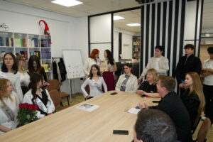 Зустріч НПП факультету будівництва та архітектури у бібліотеці власного проєкту Ліцею №281 м. Києва