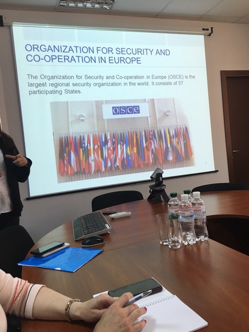 Візит студентів КиМУ до офісу СММ ОБСЄ в Україні