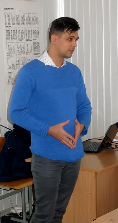 Зустріч студентів КиМУ з Дмитром Макаровим – BIM-менеджером компанії TEBIN