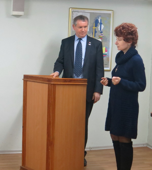 Лекція представника Норвезько-Української  торгової палати в КиМУ